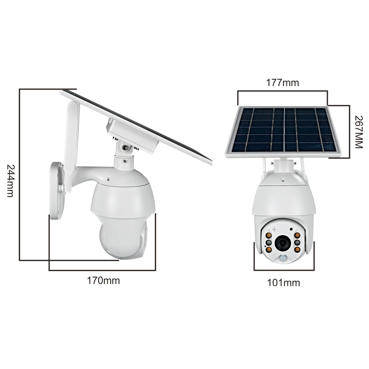 T16 1080P Full HD 4G (US Version) Network Monitoring Solar Powered Camera, Support PIR + Radar Alarm, Night Vision, Two Way Audio, TF Card, 4G (US Version) T16 1080P Full HD 4G (US Version) Network Monitoring Solar Powered Camera, Support PIR + Radar Alarm, Night Vision, Two Way Audio, TF Card, 4G (US Version)